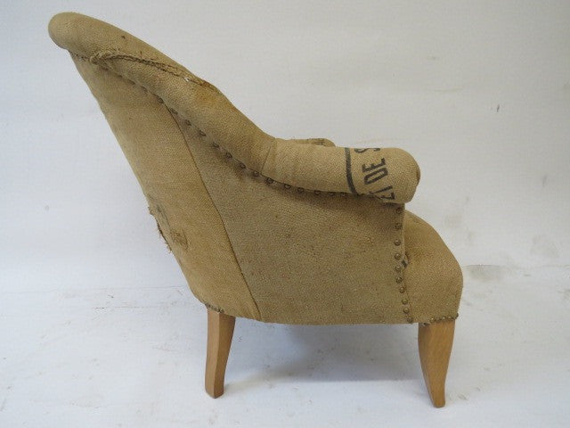 Fantastic slipper chair reupholstered