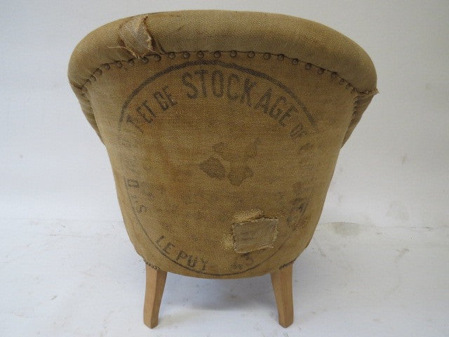 Fantastic slipper chair reupholstered