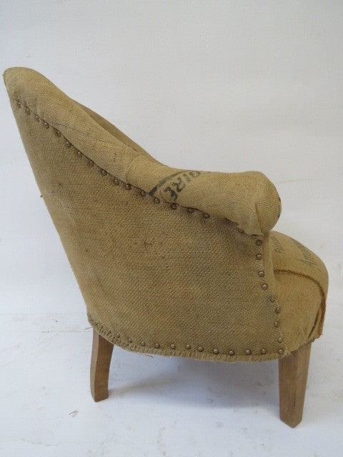 Fantastic slipper chair reupholstered