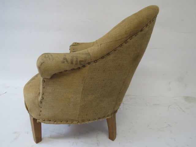 Fantastic slipper chair reupholstered