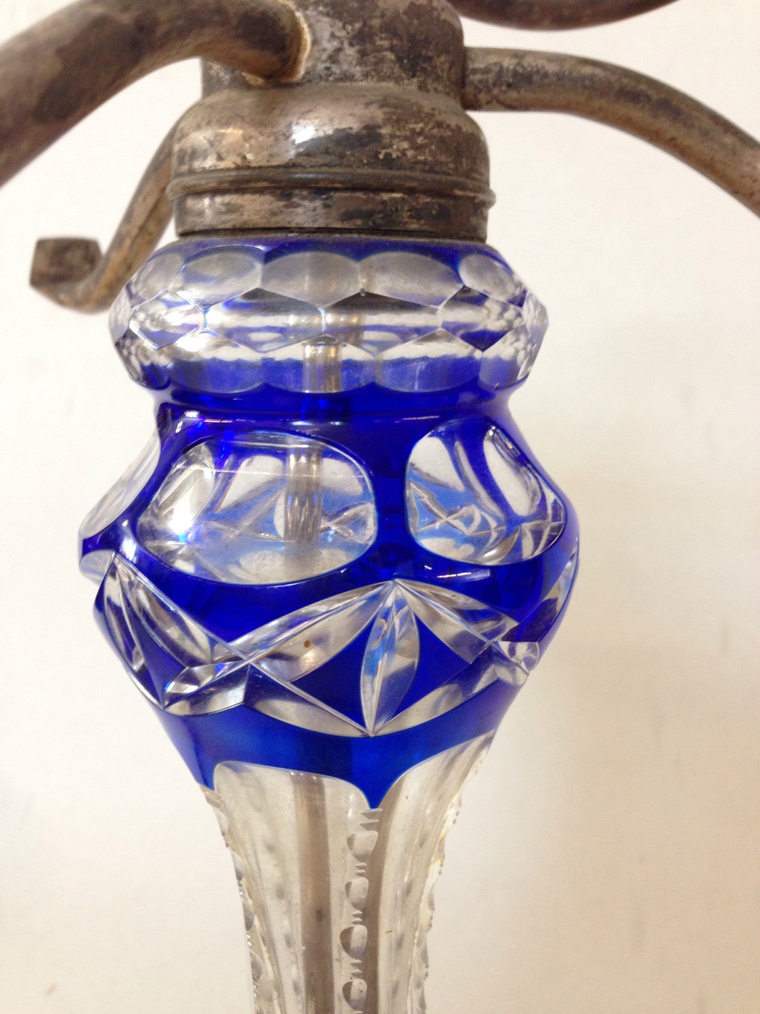 1900's Saint Louis Crystal Lamp