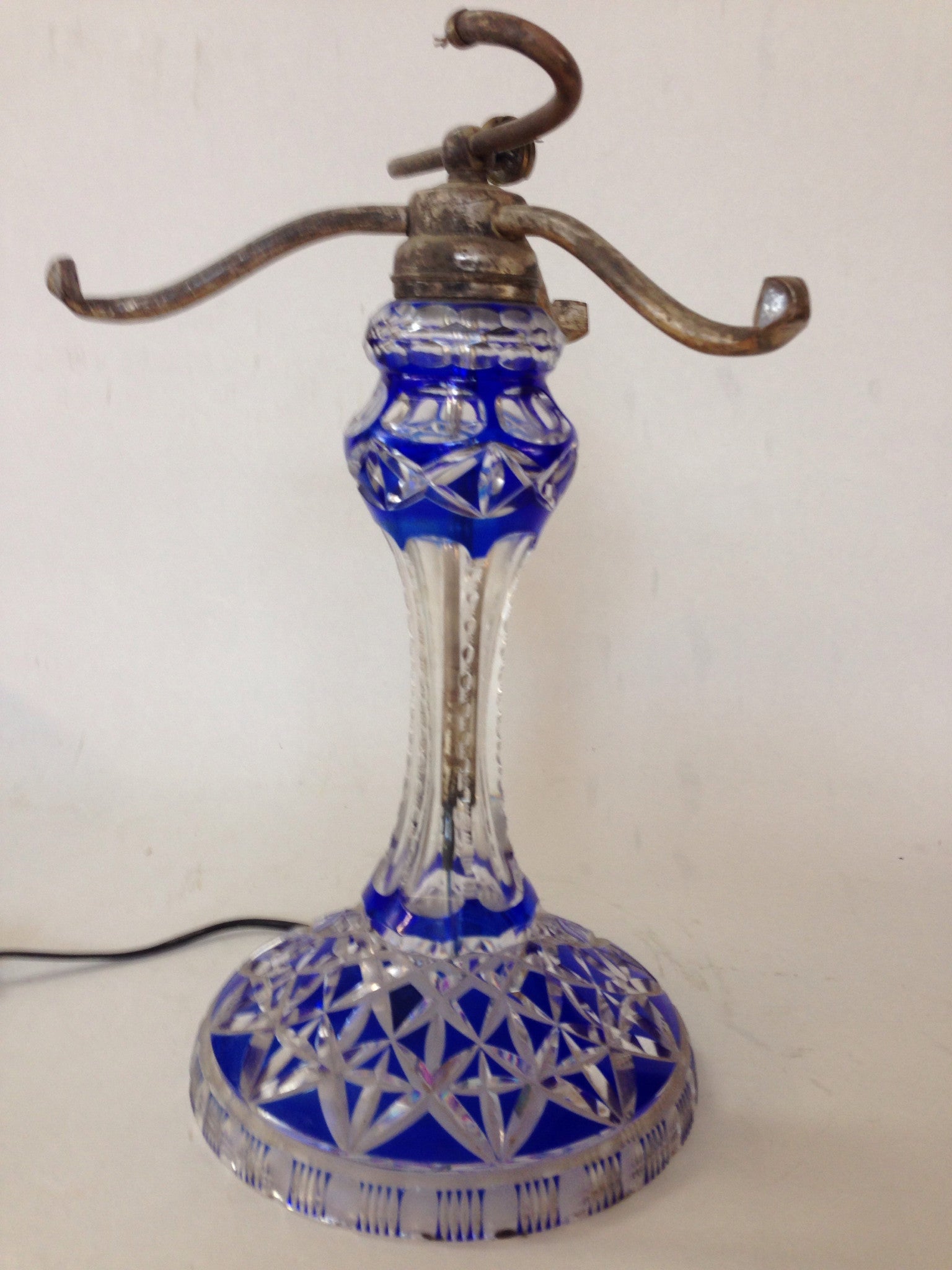 1900's Saint Louis Crystal Lamp