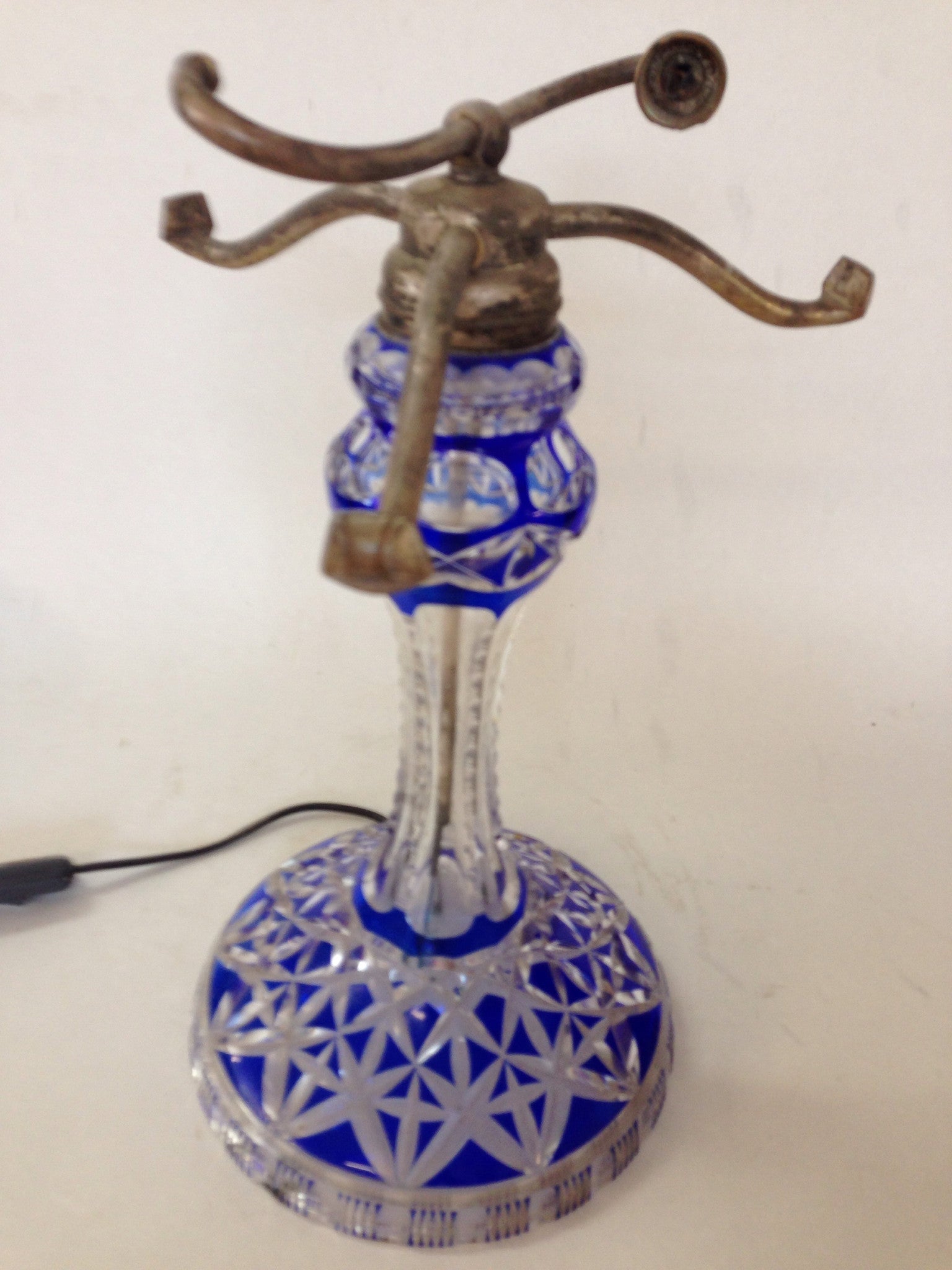 1900's Saint Louis Crystal Lamp