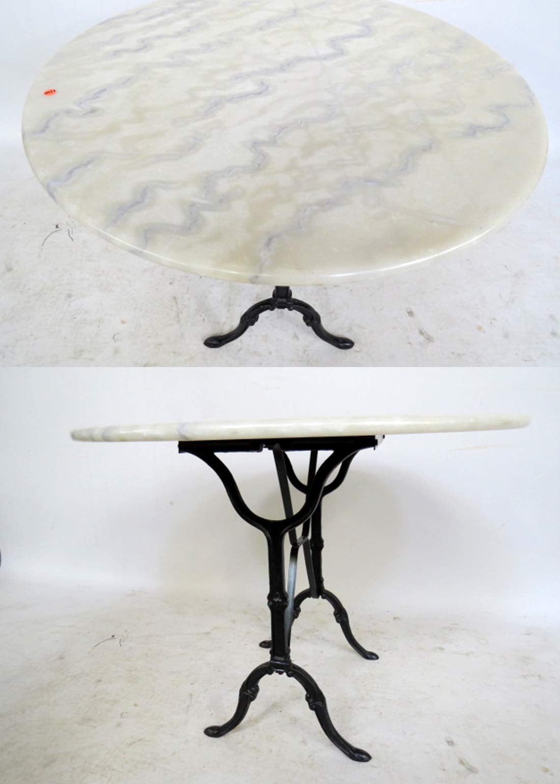 Round Marble Top Bistro Table‏