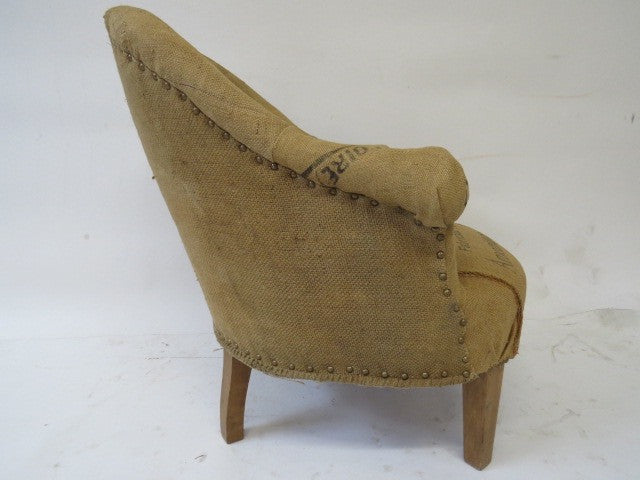 Fantastic slipper chair reupholstered