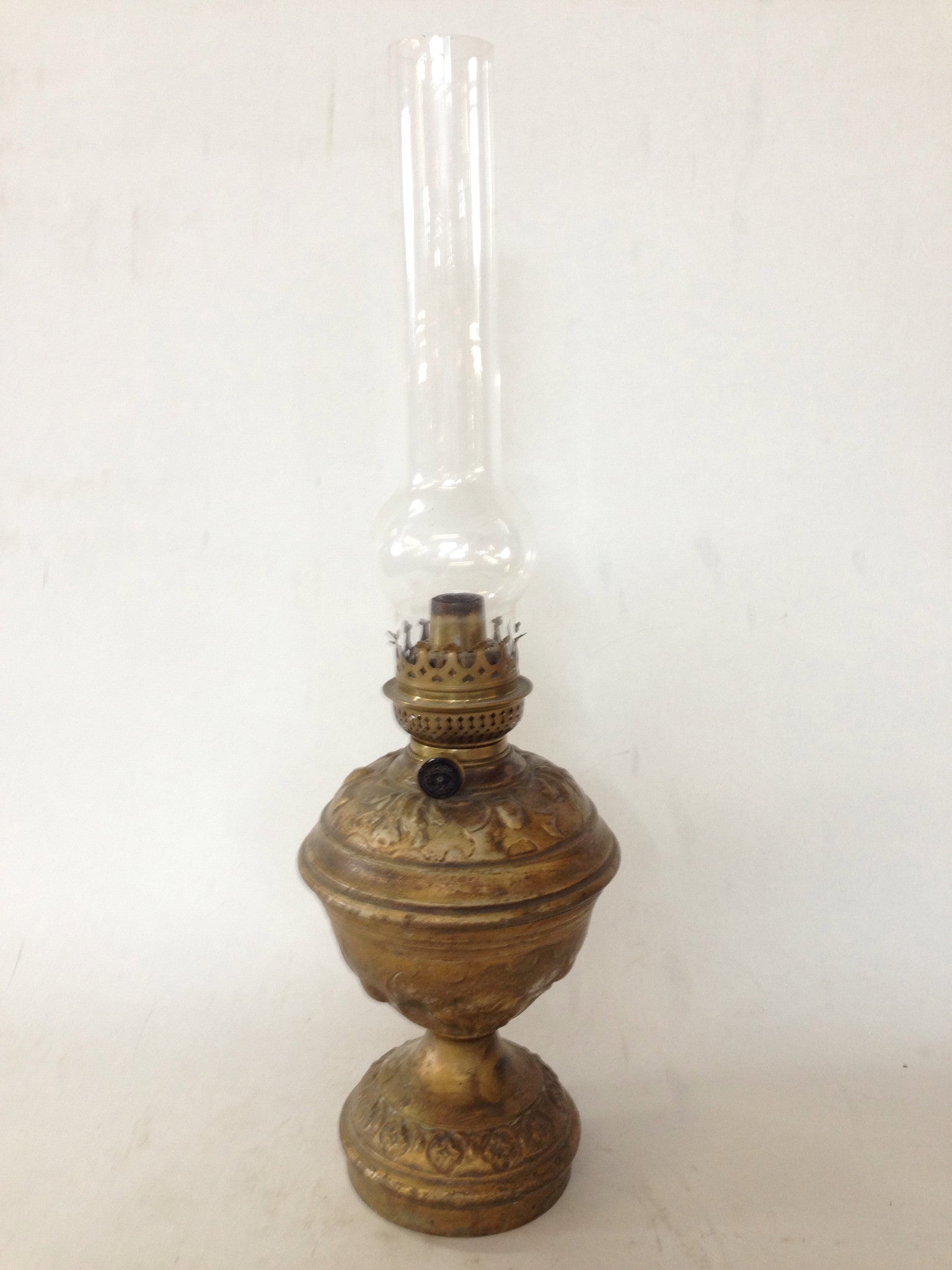 1900's Brass Oil Lamp
