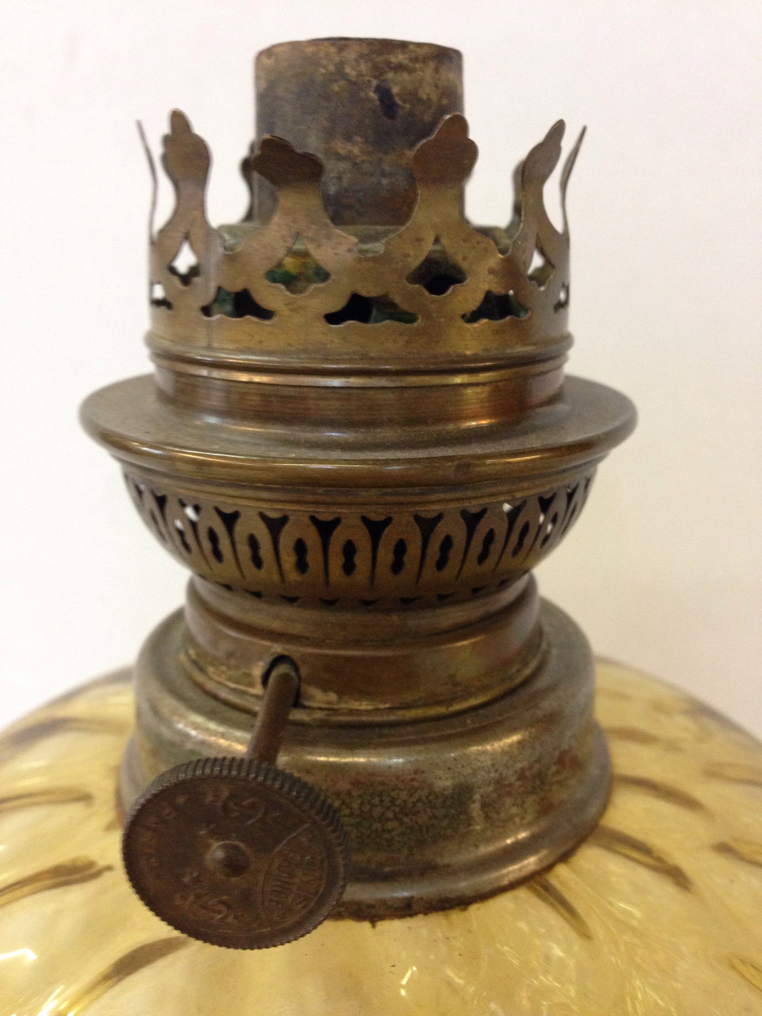 1920's oil lamp